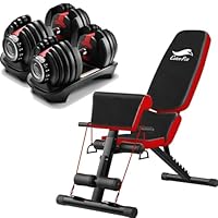 Amazon | Taimonik トレーニングベンチ＋ダンベル セット商品